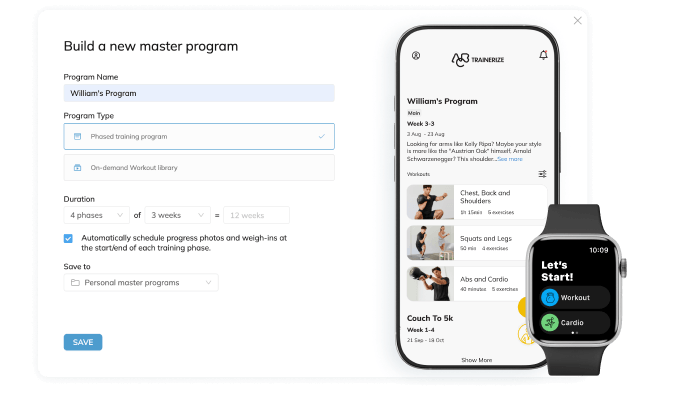 Features | ABC Trainerize Personal Training Software