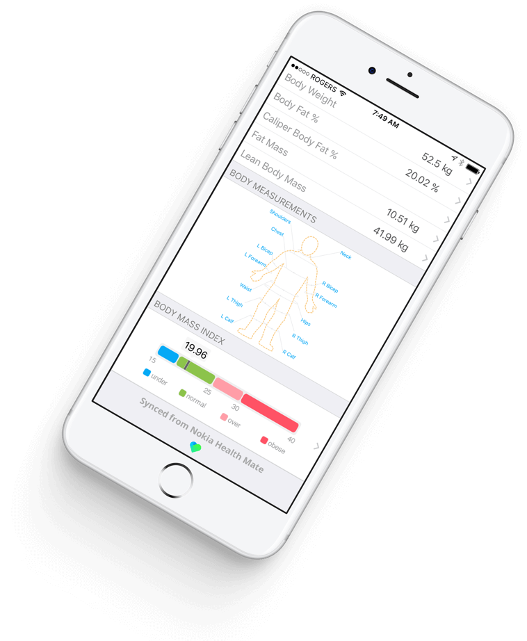 ABC Trainerize integration Withings Health Mate
