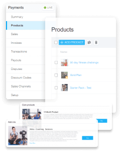 Market and sell live video
