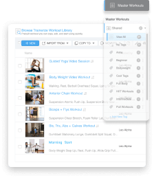 Library of on-demand videos